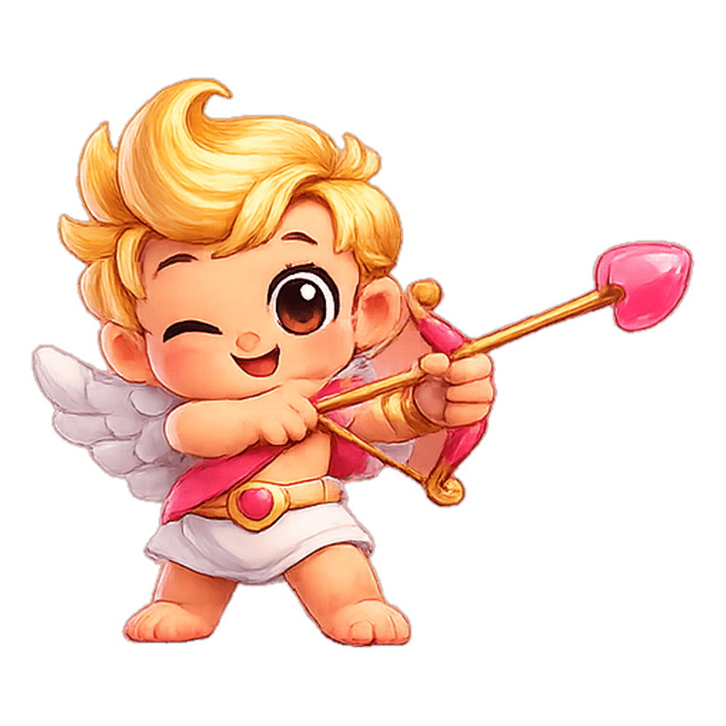 Luvi drawing a bow, ready to assign a new task